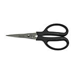 Multi-Purpose Stainless Steel Scissors 17.5cm (7"), Plastic Handles - Made in Italy (FENNEK)