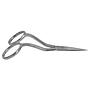 Foarfecă de Broderie 10 cm (4"), Mânere Curbate - Made in Italy (FENNEK)