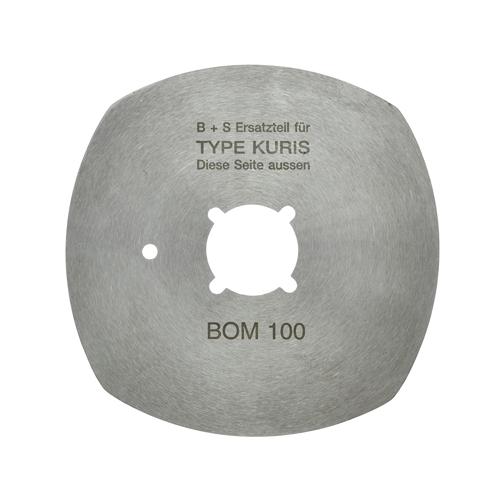4-Sided Blade Ø 100 mm (Outer), Ø 22 mm (Inner) KURIS BOM 100, 101 # 16022 (Made in Germany)