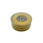 Fiberglass Tailor's Tape Measure in Transparent Box, White/Yellow Color (Width 20 mm) CM/CM (Box 12 pcs) - (Made in Italy)