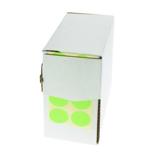 Defect Identification Sticker Ø 1,5 cm - FLUORESCENT GREEN (3000 Pcs)
