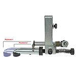 Adjustable 2-Position Guide - Long Arm - with 14 mm Roller, Suitable for NS/128 and NS/130 Guides DURKOPP, PFAFF # 6765/07 (Made in Italy)
