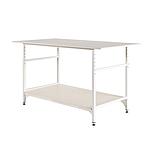 Work Table 185 x 93 cm, Adjustable Height 80 to 110 cm (Made in Italy)