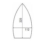 Reinforced PTFE Soleplate for Iron LELIT, GEMME, MACPI 074, REVERBERI 28, EC-02, DRYMASTER