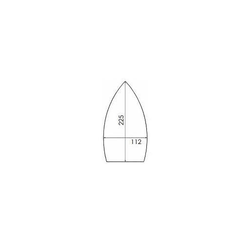 Semelle Renforcée en PTFE pour Fer à Repasser LELIT, GEMME, MACPI 074, REVERBERI 28, EC-02, DRYMASTER