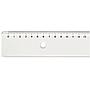 50cm Transparent Plastic Ruler (Made in Italy)