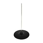 SPILLONE BASE PLASTICA NERA Ø 30 mm, LUNGHEZZA 55 mm - Ø 0,9 mm