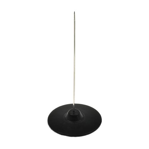 SPILLONE BASE PLASTICA NERA Ø 30 mm, LUNGHEZZA 55 mm - Ø 0,9 mm