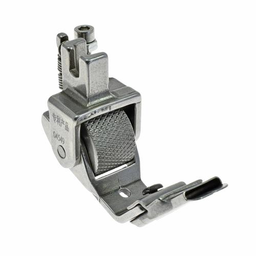 Heavy Duty Metal Wheel Roller Foot with Adjustable Guide