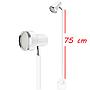 White Gooseneck 30 LED Light Lamp with European Plug OBEIS # 830G-W