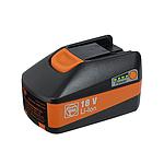 BAT18 RASOR | Batterie de Remplacement 18V, 6.0 Ah, Li-Ion® avec Indicateur de Charge