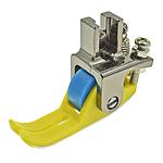 Yellow Plastic Roller Presser Foot
