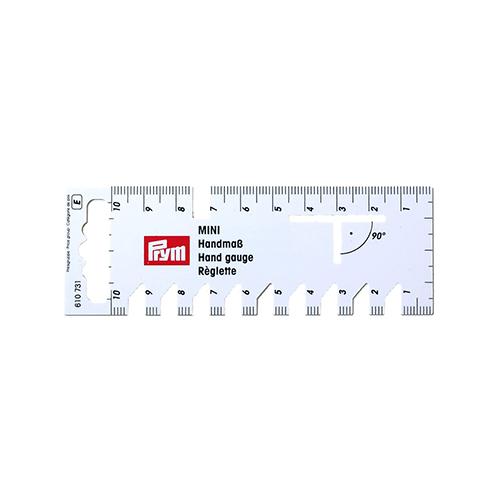 Hand Gauge Mini - 4x11.5cm, 10 cm scale - PRYM # 610731