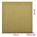Panel de Corcho 20x20cm, Grosor 15mm