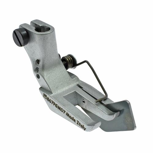 Piedino Posteriore con Guida Mobile Destra a 7 mm ADLER 467, 767, 867, LU-2200N # 867PGM07 (Made in Italy)