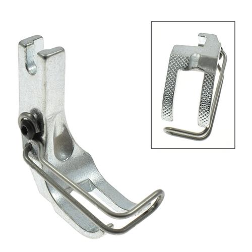 14001 (67ED/SC) | Piedino Posteriore Scanalato per Filetti DURKOPP-ADLER 267, 269, JUKI LS-1342, LU-1508 (Made in Italy)