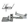 25021 (F70 L) | Double Upturn Swing Hemmer with Spring - Light Material - (Made in Italy)