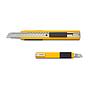 Cutter 9 mm con Impugnatura in Gomma Antiscivolo e Clip da Tasca # A2 (OLFA)