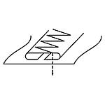 Tape Attaching Foot, Tape 5/8", Finished 5/16" # 23770