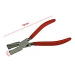 Cleşte 18 cm (7”) cu Cioc Lins, Lăţime 22 mm (7/8”) pentru Piele şi Blănuri