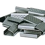 Verzinkte Stahlsiegel 16x28x0,5 für Kunststoff-Umreifungsband PPL – 15 mm oder 16 mm (100 Stk./Packung)