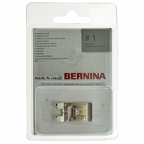 Suela de Prensatelas para Puntada Inversa para Prensatelas 1, Enganche Rápido BERNINA # 0327077000 (032.707.70.00) (Original)