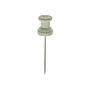 Spillone Testa Plastica 40 mm, Ø 0,9 mm (Made in Italy)