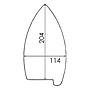 Reinforced PTFE Soleplate for Iron TREVIL F02, F07, F020