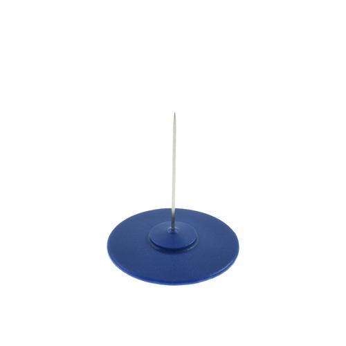 SPILLONE BASE PLASTICA BLU LUNGHEZZA 30 mm - Ø 0,65 mm