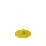 SPILLONE BASE PLASTICA GIALLA Ø 30 mm, LUNGHEZZA 45 mm - Ø 0,7 mm