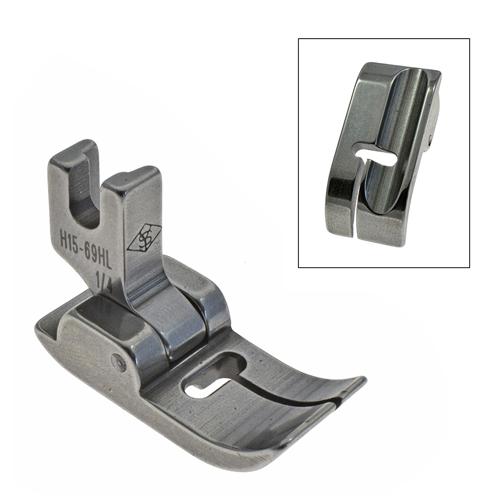 PIEDINO SX SCANALATO Z/Z BASSO 6,4 mm # H15-69HL1/4 (YS)