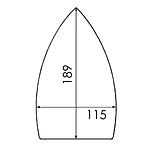 Reinforced PTFE Soleplate for Iron BISHOMATIC, MACPI 026