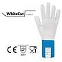 Niroflex WhiteCut x-tend Red 8 / M | Cut-Resistant Glove Level F – Food Industry Grade (Brinix® Fiber + Stainless Steel)