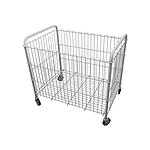 Folding Plastic-Coated Trolley 80x54x58H cm (Made in Italy)
