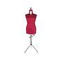 Adjustable Dummies with Tripod - Woman - Sizes: 46 to 58  - RED - Made In Italy