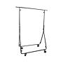 STAND PIEGHEVOLE - RUOTE DIAM.80 - H 156 CM LARGHEZZA DA 98 CM A 158 CM