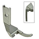 Piedino Posteriore Scanalato 3 mm, Ago a Sinistra, per Orlature con Anima NECCHI, PFAFF (Made in Italy)