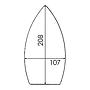 Reinforced PTFE Soleplate for Iron NAOMOTO (Small)