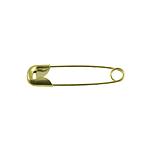 Nickel-plated Safety Pins - 30 mm - GOLD - (BOX of 1,000 Pcs)