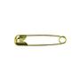 Nickel-plated Safety Pins - 30 mm - GOLD - (BOX of 1,000 Pcs)