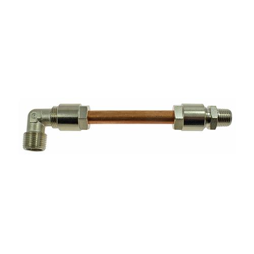 Copper Tube Ø 10mm Complete with Fittings COMEL # RA005+R0006+R0045
