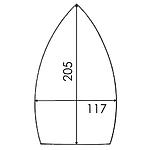 Suela de PTFE Reforzada para Plancha TULIPANO; JOLLY; MACPI 073; PONY JUNIOR 2